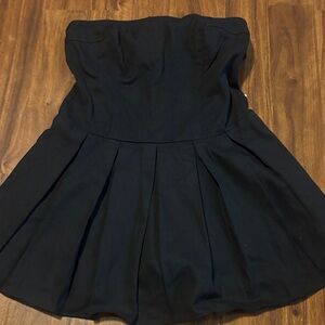 Black Strapless Dress